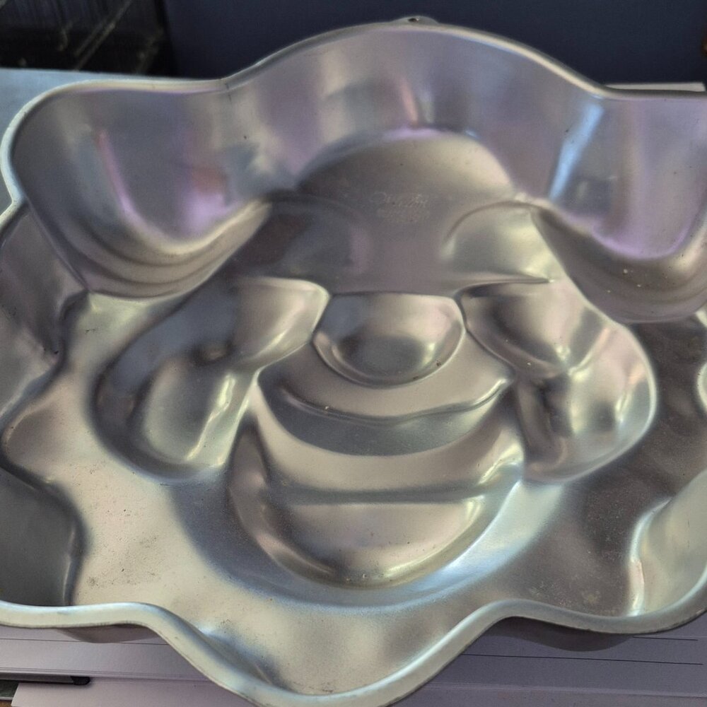 Vintage 1974 Wilton Happy Clown Aluminum Cake Pan Bozo Fun Birthday Great Cond.